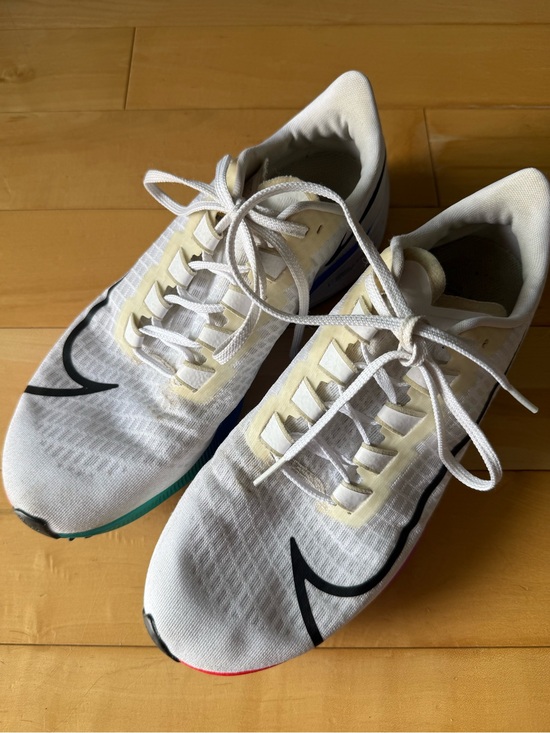 Nike Shoes - Nike Air Zoom Pegasus 37 White and Rainbow